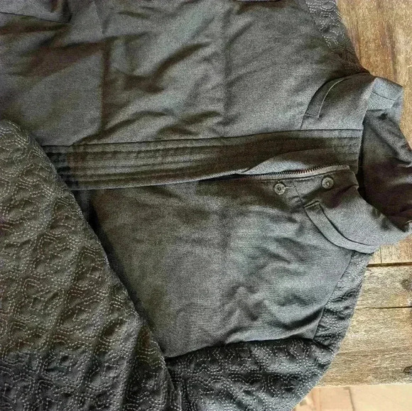 Vintage Tory Burch down jacket with beautiful quilted details in grey, size S - Picture 7 of 8